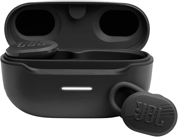 JBL - Waterproof Wireless Sports Earphones - with Microphone - 30H Battery Life - Comfortable - Dustproof - Compatible with Android and Apple - Black - Image 1