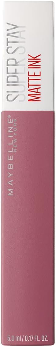 Maybelline New York Matte Lipstick SuperStay Matte Ink, Teinte à Lèvres Longue Durée, Sans Transfert, Lover (15), 5ml - Image 1