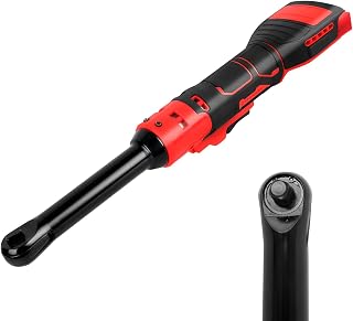 Tournevis à cliquet sans fil 3/8" compatible avec batterie Milwaukee 18 V, visseuse à cliquet électrique 80 N.m 320 tr/min - Image 1