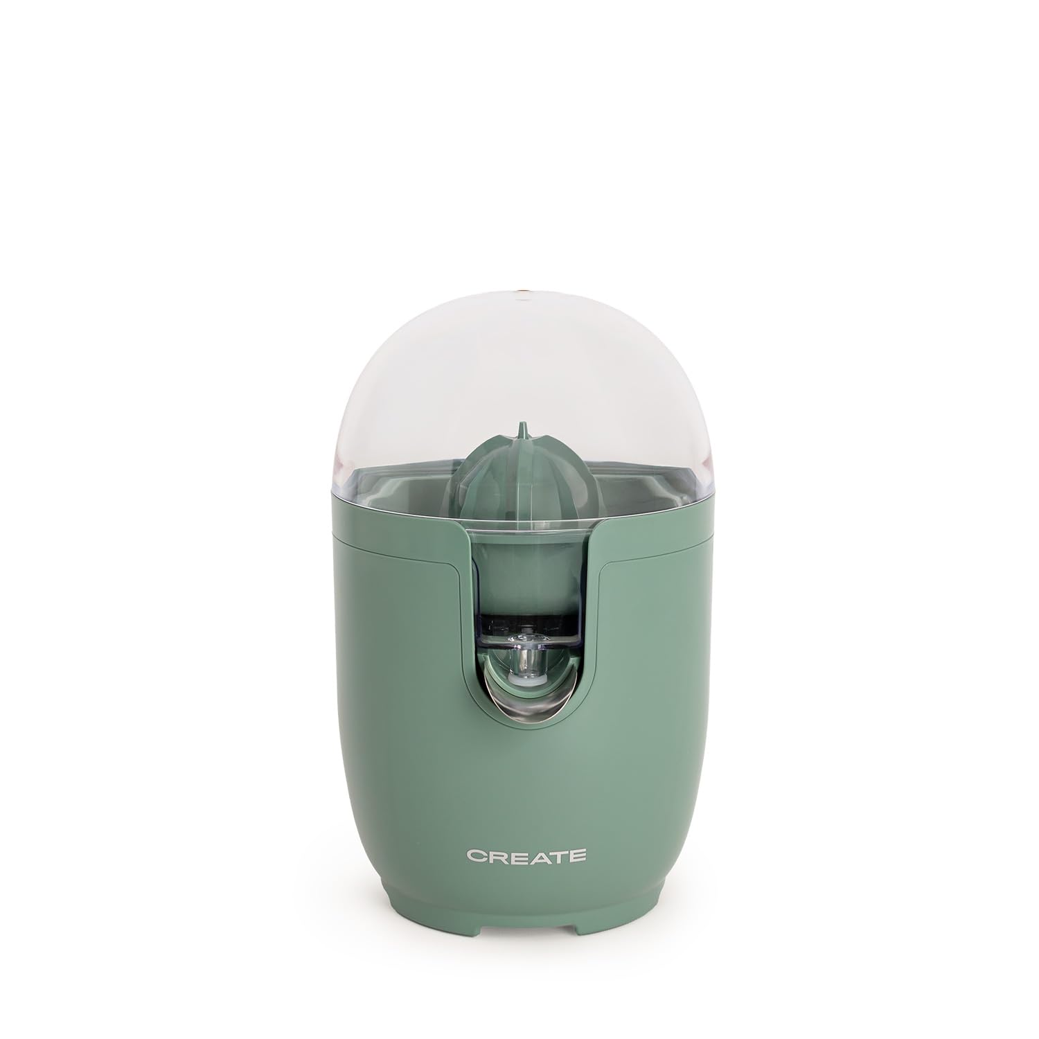 CREATE /JUICER RETRO/Sage Green Electric Citrus Juicer/Includes Two Cones, Anti-Drip System, 280ml Capacity, Easy to Use and Clean, Easy to Use and Clean, 90W - Image 1