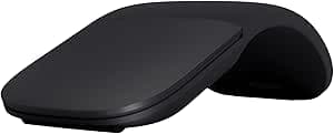 Microsoft Surface Arc Mouse - Bluetooth Mouse for PC, Laptops Compatible Windows, Mac, Chrome OS - Black