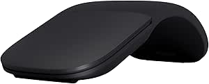 Microsoft Surface Arc Mouse - Bluetooth Mouse for PC, Laptops Compatible Windows, Mac, Chrome OS - Black - Image 1
