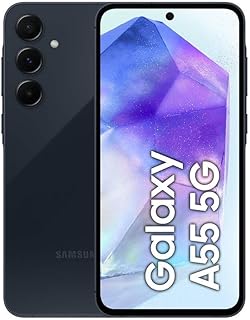 Samsung Galaxy A55 5G 6.6 inches, 256GB, Dual SIM, Awesome Navy (Samsung Galaxy A55 256GB Dark Blue 6.6) (Refurbished) - Image 1