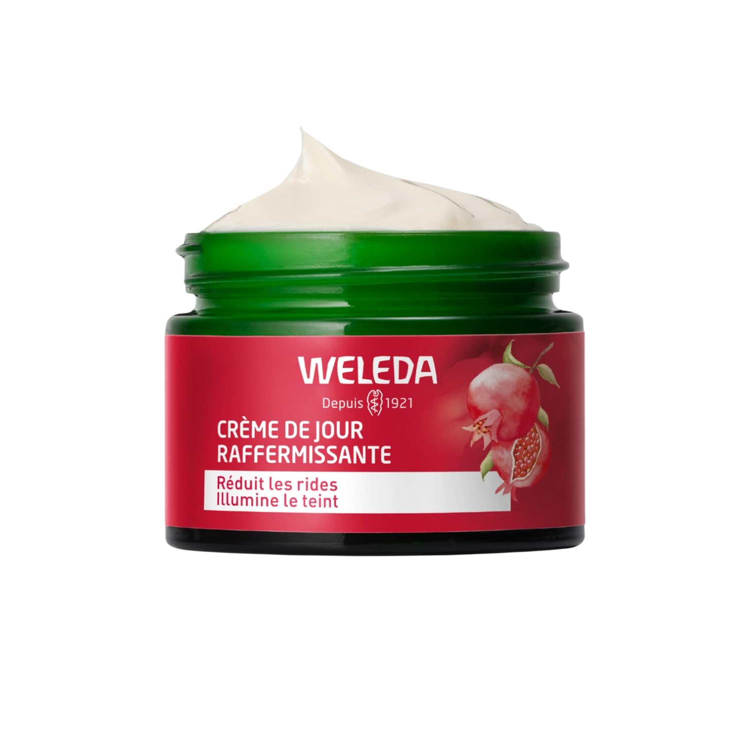 WELEDA - Firming Day Cream Pomegranate and Maca - Firming anti-ageing care for women over 40 - Reduces wrinkles and firms - Mature skin - NATRUE - Vegan - 40 ml - Image 1