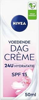 NIVEA Essentials Crème de jour nourrissante - Crème visage Peaux sèches - SPF 15 - Soin du visage - À l'huile d'amande naturelle - 50 ml - Image 1