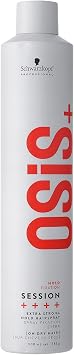 Schwarzkopf Professional OSiS Session Long-Lasting Hair Lacquer Windproof Smooth Finish Anti Moisture Thermal Protection Very Strong Hold 500ml - Image 1