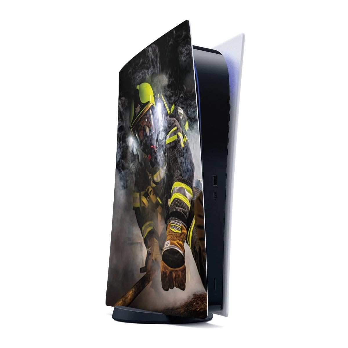 Sticker Compatible with Sony Playstation 5 Digital Edition Sticker Film Sticker Firefighters Fire Brigade - Image 1