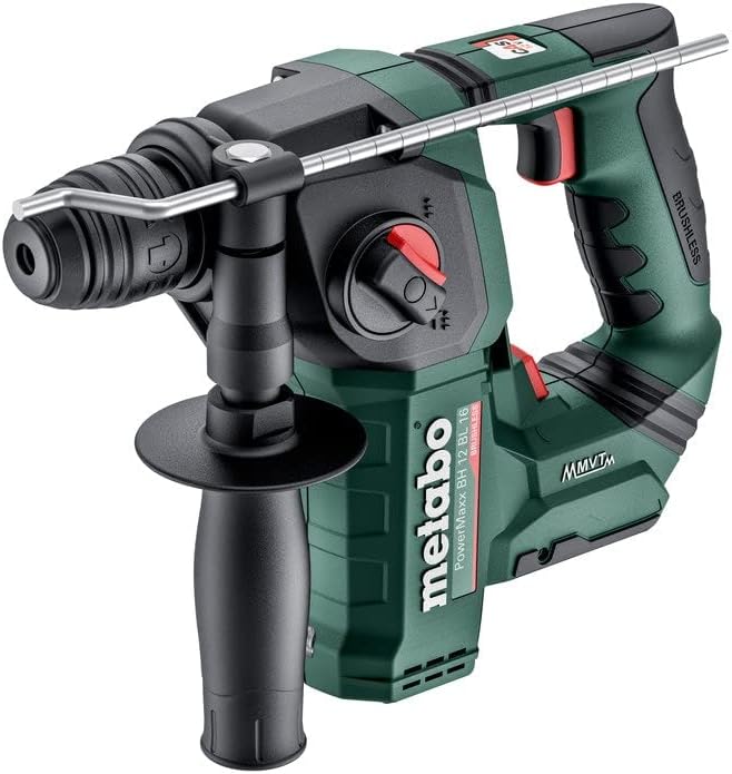 Metabo 600207840 POWERMAXX BH 12 BL 16 Perforateur SDS plus Brushless 1.3Joules 12V + coffret Metabox - Image 1