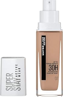 Maybelline New-York - Fond de Teint Liquide Longue Tenue, Sans Transfert, Haute Couvrance - Superstay Active Wear 30h - Teinte : Nude Classique (07) - Contenance : 30 ml - Image 1