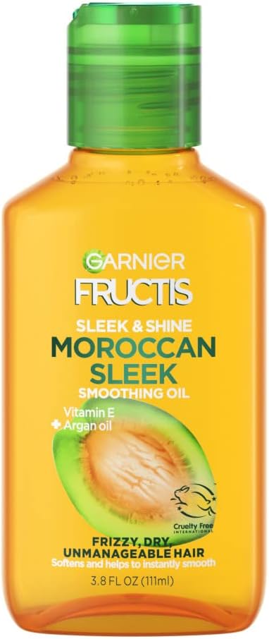 Garnier Smooth & Shiny Elegant & Moroccan Oil Treatment For Rebellious & Curly Hair Fluid Garnier 2ml - Image 1
