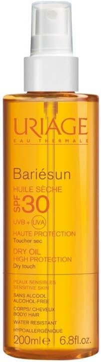 Uriage Uriage Bariesun Olio Secco SPF30 Bodycare, Yellow, 200 ml (Pack of 1) - Image 1
