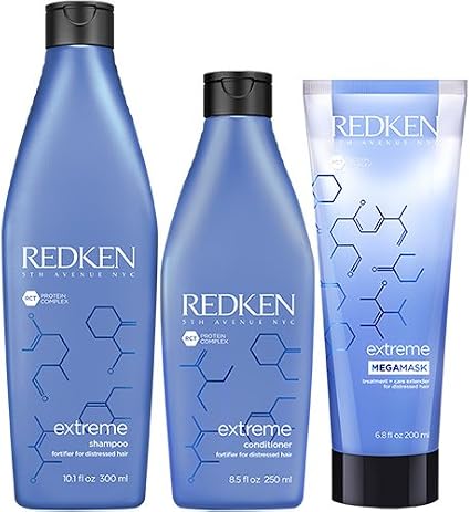 Redken Extreme Shampoo 300ml, Extreme Conditioner 250ml and Extreme Megamask 200ml Pack - Image 1