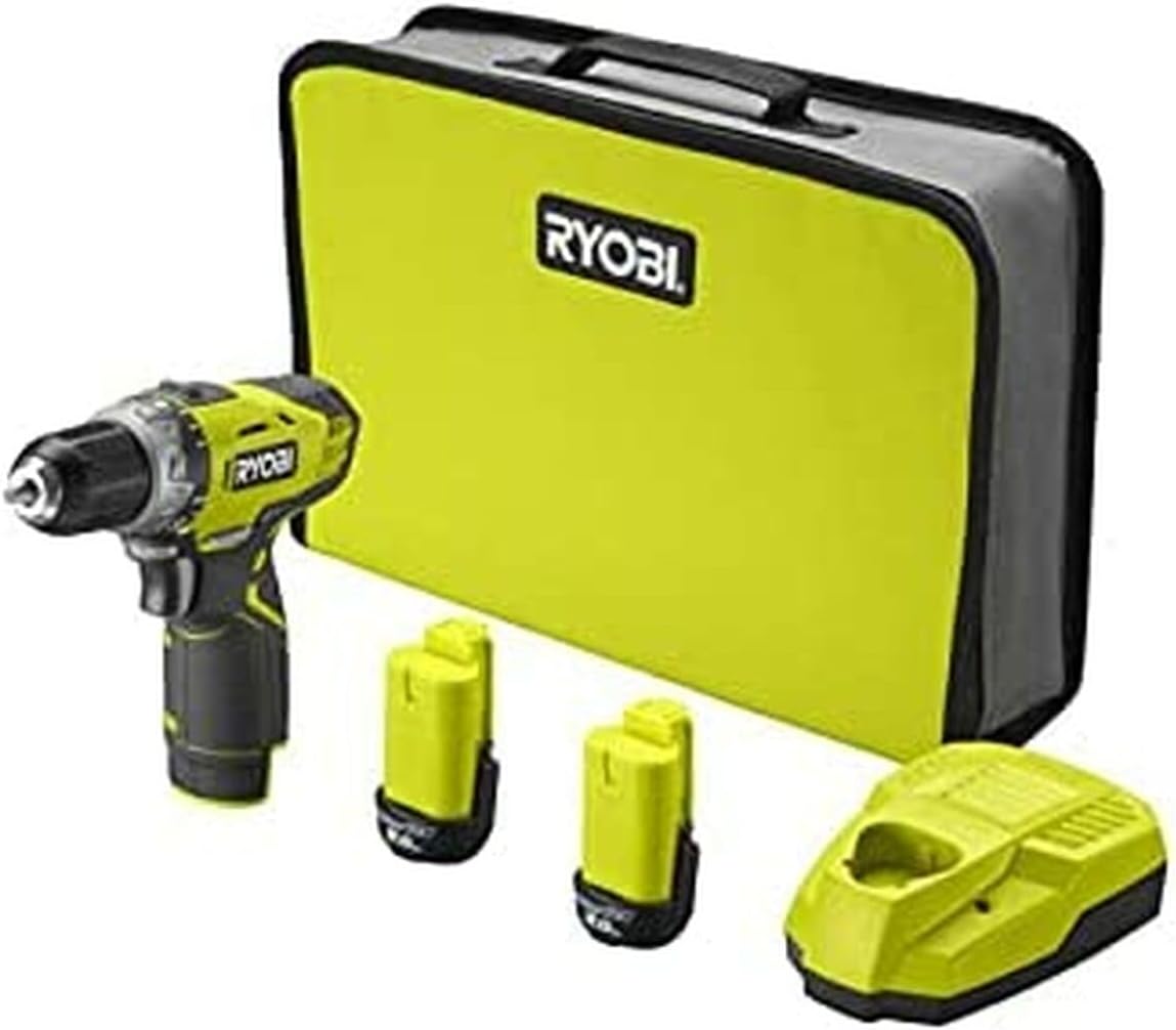Perceuse-visseuse RYOBI 12V - 2 Batteries 2.0Ah - 1 Chargeur RCD1201-220S - Image 1