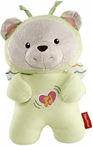 Fisher-Price Teddy Bear Butterfly Soft Dreams Soft Toy to Soothe Baby, Sounds and Vibrations, White Noises and Textures, from Birth - Image 1