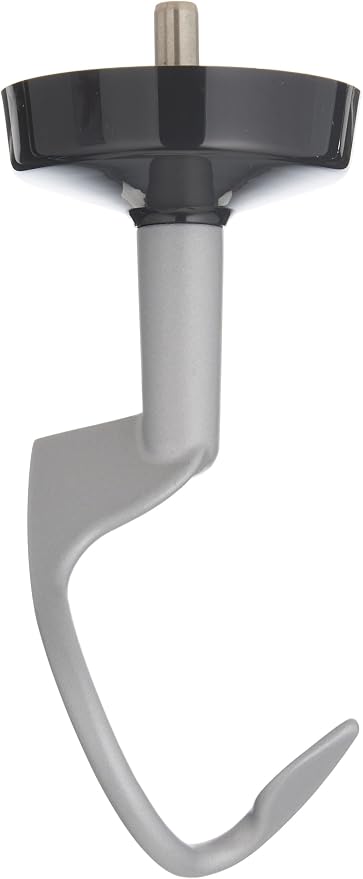 Kenwood KAT73.000CA Aluminium Dough Hook for Kenwood Food Processors Compatible with All Kenwood XL Food Processors Dishwasher Safe Silver Aluminium - Image 1