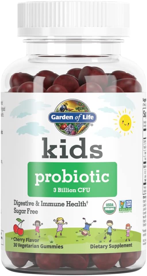 Garden of Life Kids Probiotic, 3 Billion CFU (Cherry) - 30 gummies - Image 1