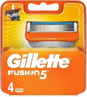 Gillette Fusion 5 Lames de Rasoir pour Rasoir 4 Lames de Rechange pour Rasoir Humide Homme (Ancienne Version) - Image 1