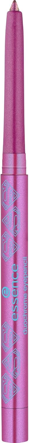 Essence Cosmetics Superman Creamy Duochrome Eyepencil Crayon Yeux Duochrome, Longue Durée, Hautement Pigmenté, Ne Coule Pas, Intense en Couleurs, Holographique, 0.2 g - Image 1