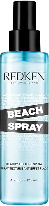 Redken, Beach Effect Texturizing Spray for All Hair Types, Matte, Hairdressed Hairstyle, Sea Salt Free, Beach Spray, 150 ml