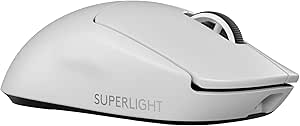 Logitech G PRO X SUPERLIGHT 2 SE, Wireless Gaming Mouse, Pro-Grade 60g Mouse with 5 Programmable Buttons, 44,000 DPI Sensor, 8KHz Report Rate, USB-C Charging for PC/Mac - White - Image 1