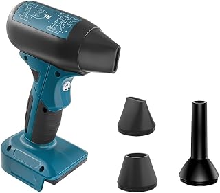 Souffleur à feuilles pour Dewalt 20 V, Bosch et autres batteries 18 V, turbine à dépoussiérage d'air 130 000 tr/min avec débit d'air réglable à 4 vitesses - Image 1