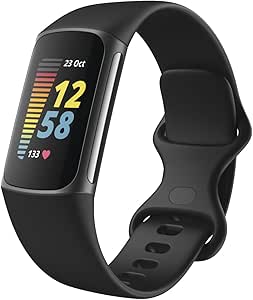 Fitbit Charge 5 Activity Tracker with 6-month Premium subscription included, up to 7 days of battery life and daily fitness score - Image 1