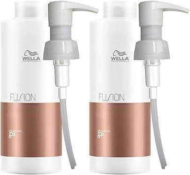 Repair Shampoo and Conditioner 1000 ml each with pump Wella Fusion - Image 1