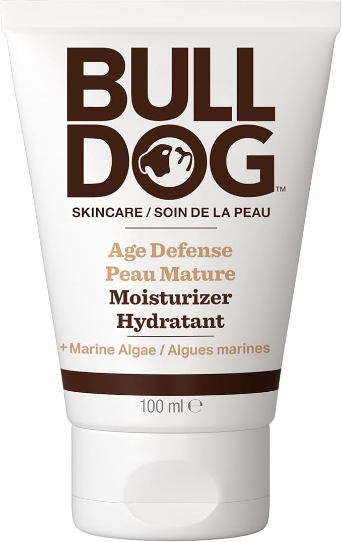 Bulldog Skincare Age Defense Moisturizing Face Care, Daily Moisturizer for Men to Reduce the Appearance of the Signs of Age, 100 ml - Image 1