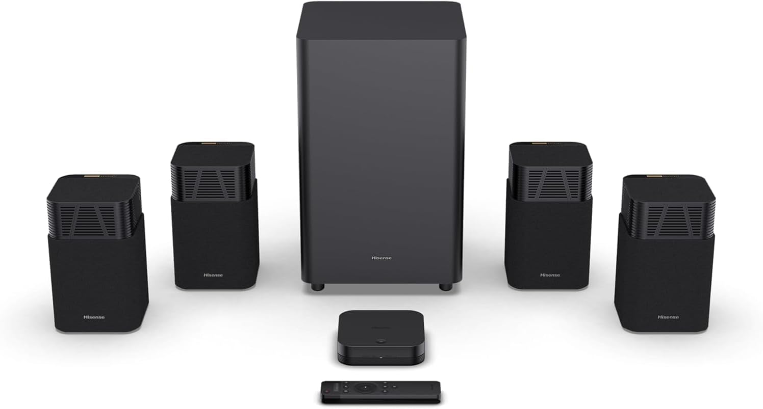 Soundbar Hisense 20015127 HT SATURN 4.1.2 Subwoofer wireless Black - Image 1