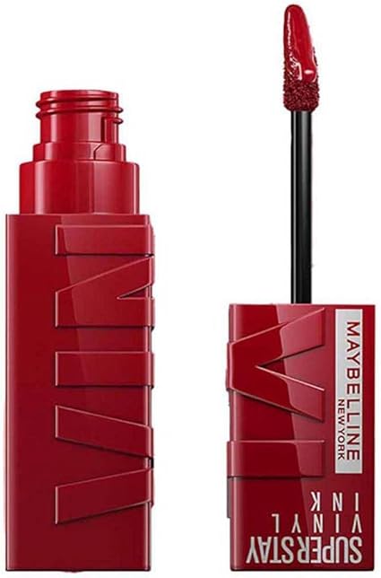 Maybelline New York - Liquid Lipstick - Glossy Vinyl Effect - Long-lasting - SuperStay Vinyl Ink - Color: Lippy (10) - Image 1