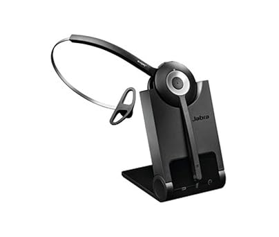 Jabra Pro 920 DECT Wireless On-Ear Mono Headset - HD Voice and Noise-Cancellation with All-Day Battery - Optimised for use with Desk Phones in UK/HK/SG Regions - Image 1