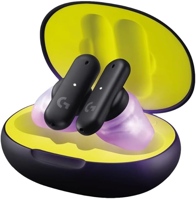 Logitech G Fits Wireless Gaming Headphones, Custom Molded Design, Lightspeed + Bluetooth, Four Space Filtering Microphones, PC, Mac, PS5, PS4, Mobile, Nintendo Switch – Black - Image 1
