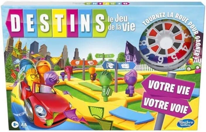 Hasbro Gaming Destins The Game of Life, Family Games, Multiplayer, Party Game, Games for Children from 8 Years