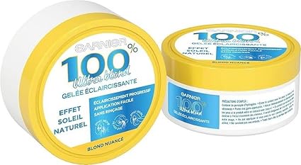 Garnier 100% Ultra Blonde Brightening Jelly Tie & Dye, 3 Possible Applications, Sun Effects, 150 ml - Image 1