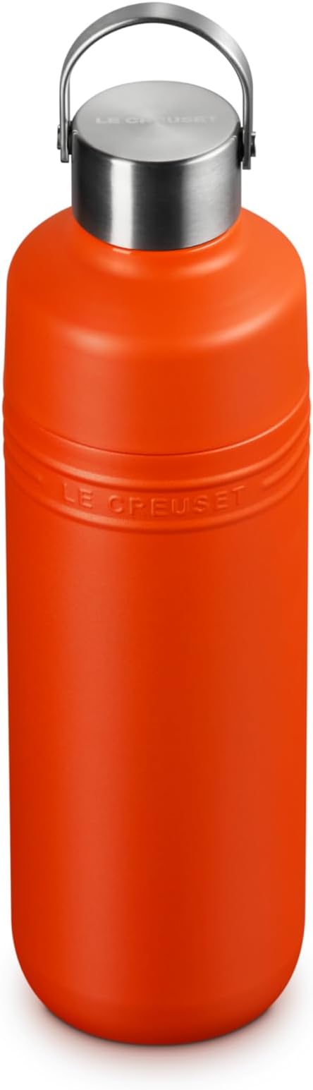 On The Go Vacuum Insulated Stainless Steel Jug, Orange, 1 Litre Le Creuset - Image 1