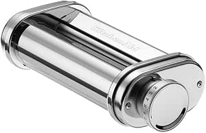 KitchenAid 5KSMPSA Fresh Pasta Maker Accessory - Puff Pastry Rolling Mill for Pastry Processor - Lasagna Roller - Stainless Steel - Image 1