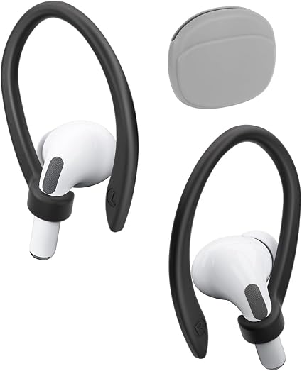 1 Pair Anti-lost Bluetooth Headset Ear Hooks Suitable for Air Pods, Apple Earphones, Anti-lost Sports Accessories, Silicone Ear Hooks, Ferrous - Image 1
