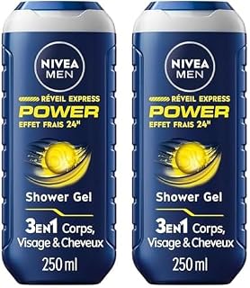 Nivea Men Gel Douche Réveil Express 3en1 250 ml (Lot de 2) - Image 1