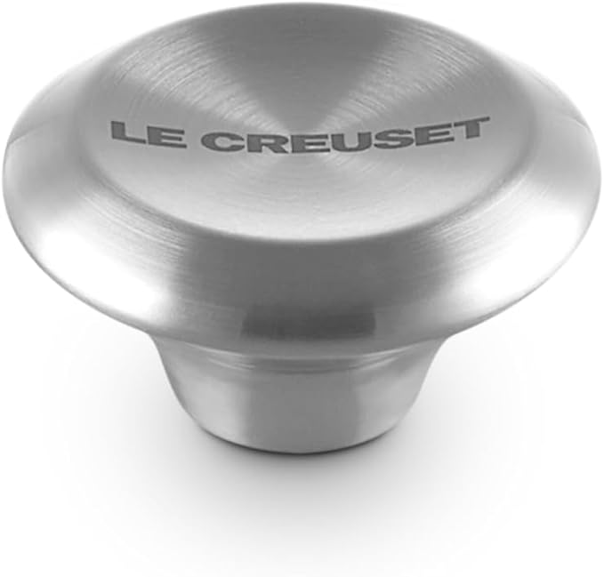 Le Creuset Replacement Button for Casserole, Stainless Steel, 57 mm, 94034570000001 - Image 1