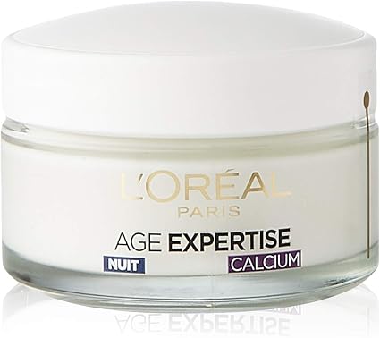 L'Oréal Paris - Fortifying Anti-Aging Night Cream - Triple Action Redensifying Anti-Wrinkle Night Care - Calcium Enriched - For Mature Skin - From 55 years old - Age Expertise - 50 ml - Image 1
