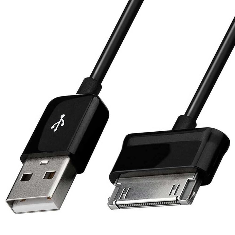 acce2s USB Cable for Samsung Tablet 1st Generation Galaxy Note 10 1 Tab 2 P5100 P5110 7 0 P3100 P3110 10 1 P7500 8 9 P7310 P1000 30 Pins Type ECC1DPOUBE 1m Sync and Load capacity - Image 1