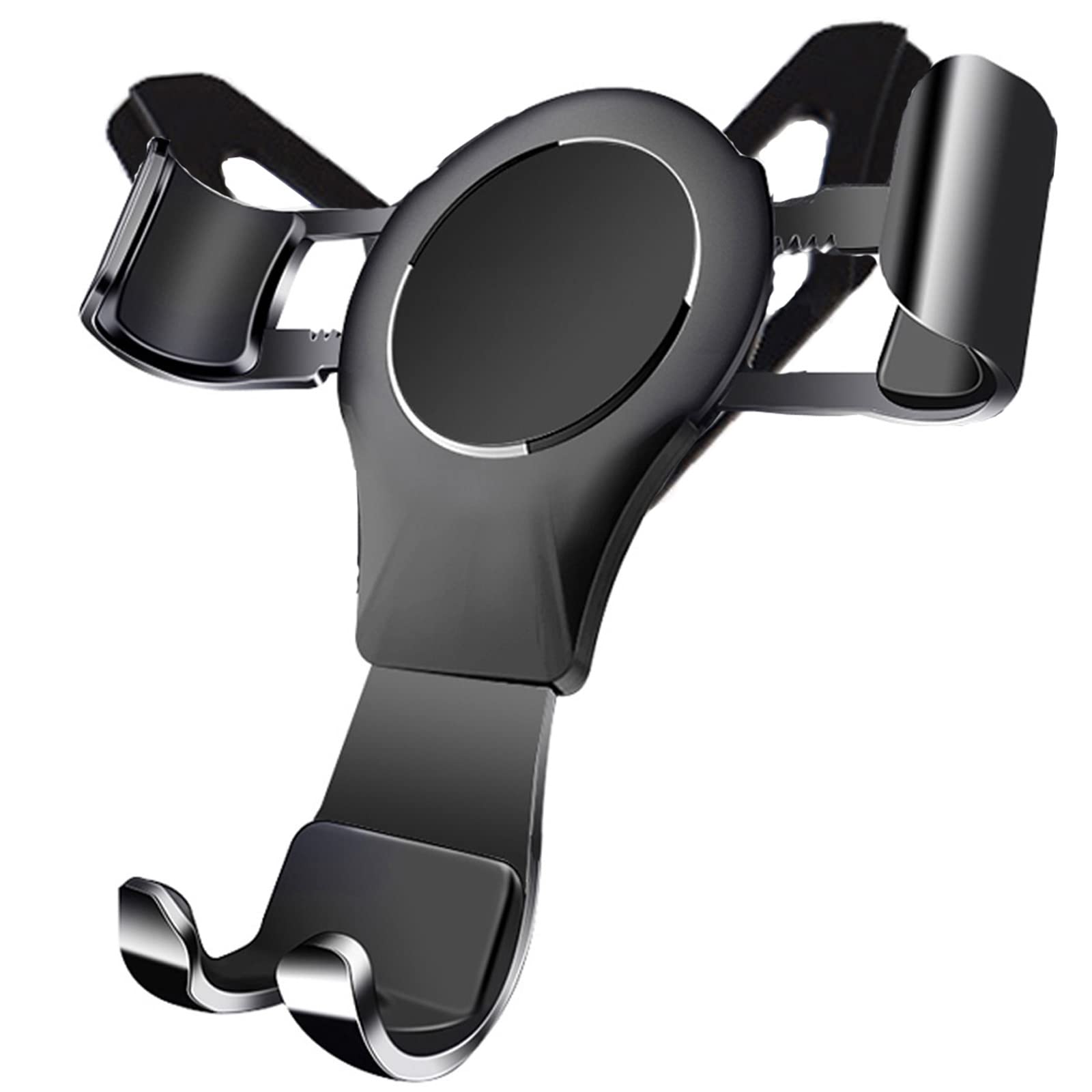Car Mobile Phone Holder for Audi A1 8X 2010-2018, Car Phone Holder Gravity Auto Hatchback Lock Stable Without Jitter Hatchback Ventilation Slots Aluminium Alloy Black - Image 1