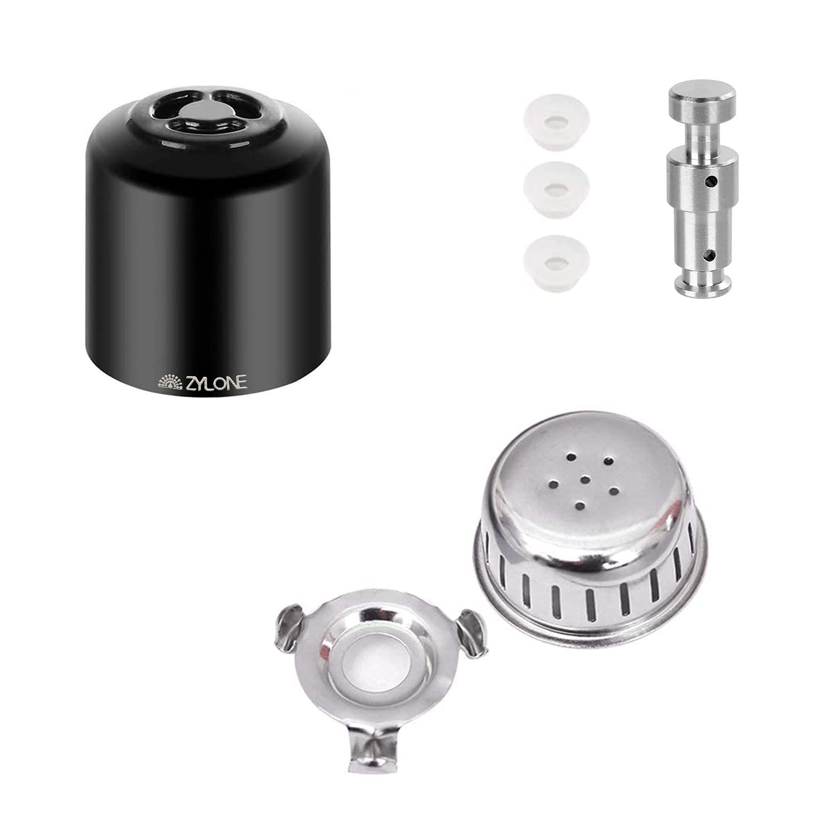 Steam Release Handle Floating Valve Replacement Parts with 3 Silicone Caps for Instant Pot Ultra 3 5 6 8 QT - Image 1