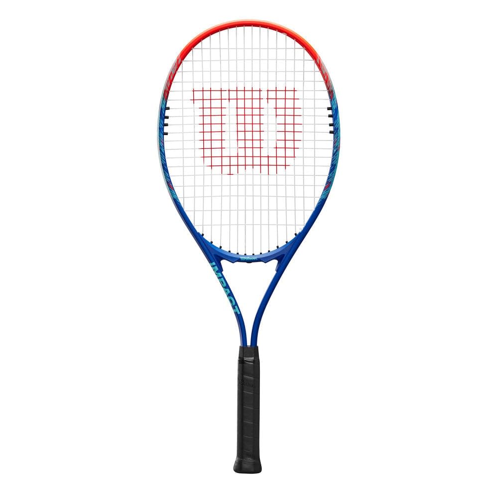 WILSON Impact Tns Rkt Unstrung 274G Multipurpose Tennis Racket Rackets White - Blue - Image 1