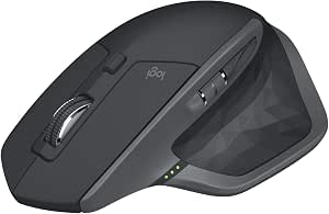 Logitech MX Master 2S Wireless Bluetooth Edition Mouse, Multi-Surface, Ultra-Fast Scrolling, Ergonomic, Rechargeable, Connects to Up to 3 Mac/PC Computers - Graphite - Image 1