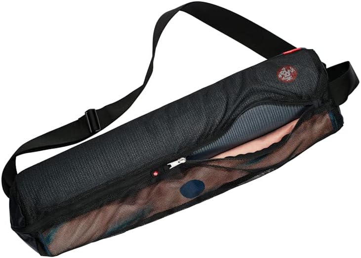 Manduka Breathe Easy Full Zip Yoga Mat Carrier Bag – with Pocket, Adjustable Strap, Suitable for Most Yoga Mats - Image 1