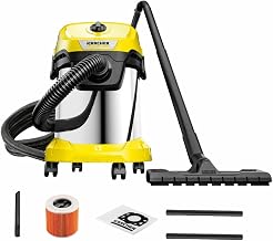 Kärcher Aspirateur Eau et Poussières WD 3 S V-17/4/20, Filtre Cartouche, Sachet Ouate, 1000 W, Cuve en Acier Inoxydable : 17 l, Tube d'Aspiration : 2 m, Fonction Soufflerie, Suceur Sol/Fentes - Image 1