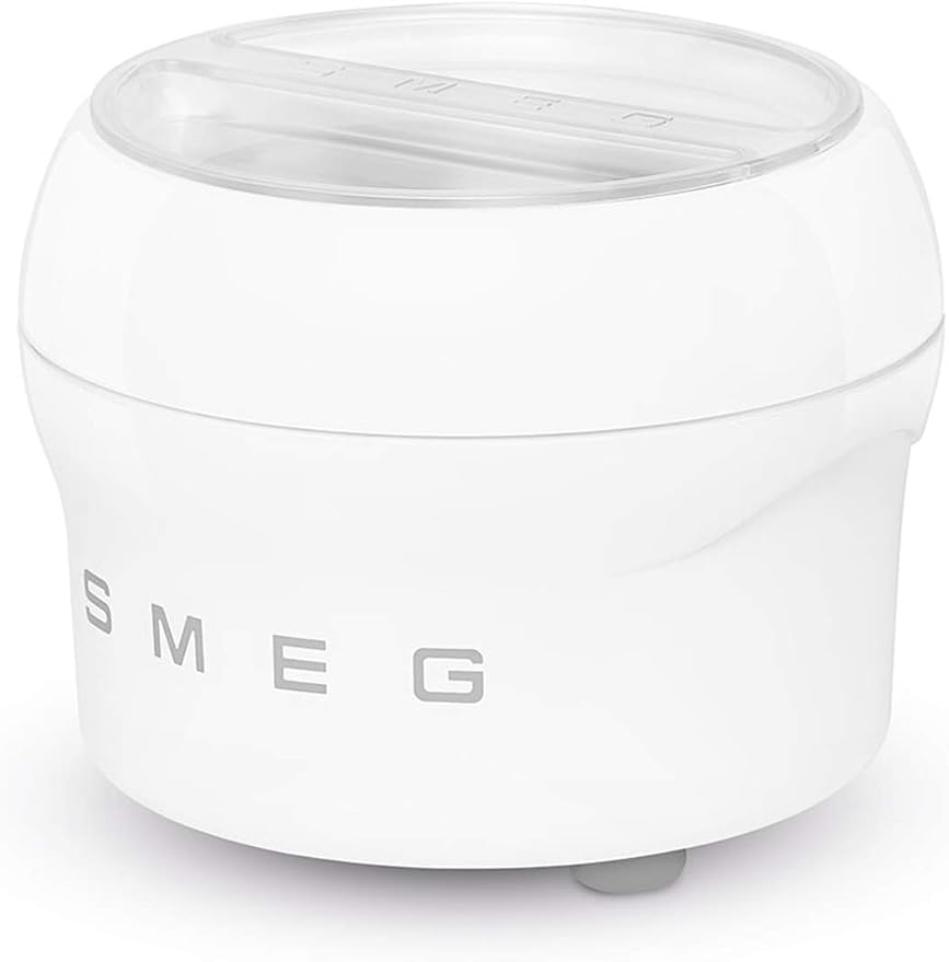 Smeg, SMIC01 Ice Cream Maker for Pastry Processor, Capacity up to 1.1 L, Refrigerating Container with Cooling System, Accessories Included, Compatible with Smeg SMF02/03/13 Robots - Image 1