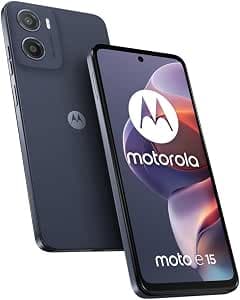 Motorola Moto E15 6.67 Dual SIM 64GB Smartphone Denim Blue