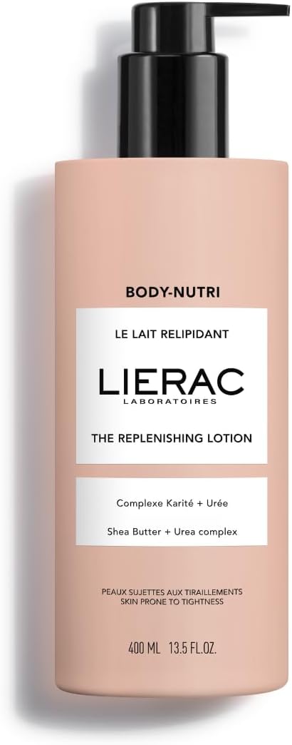 Lierac - Body Nutri - Relipidating Milk 400ml - Body Care - Relipid - Calms tightness - Shea Butter - Urea - Niacinamide - All skin types, even sensitive - Image 1